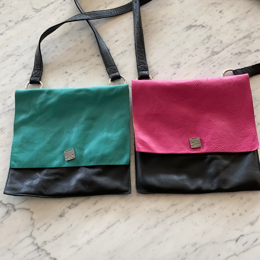 1 or 2 Leather Crossbody Purses